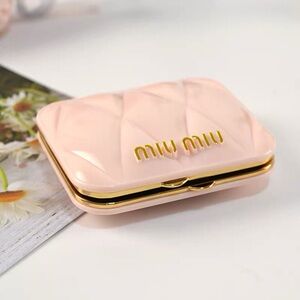 MiuMiu Pink Compact Mirror